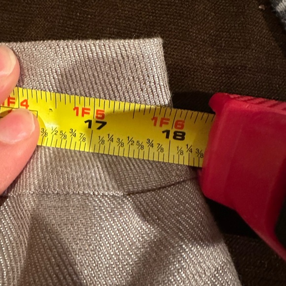 Nie & Toe Metallic Taupe Color.Lined. Zipper Closure In The Back. Sz 14. - Picture 11 of 12